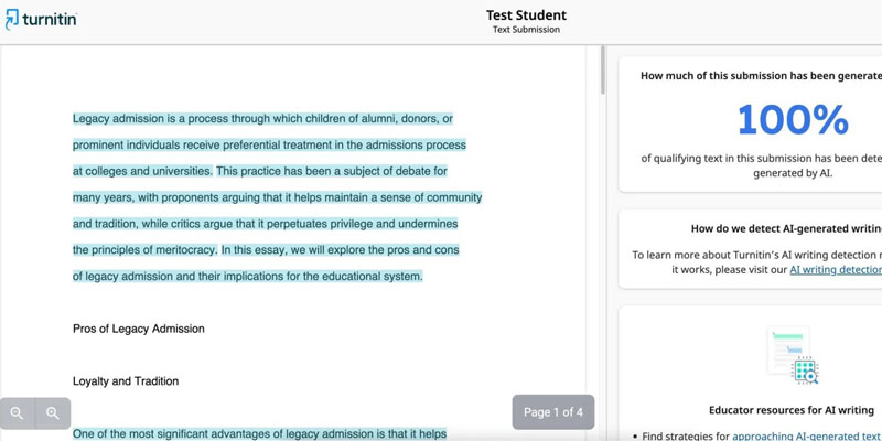 Does Turnitin Detect Chat GPT