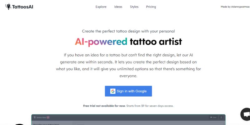 ai tattoo generator